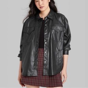 Wild Fable Faux Leather Jacket